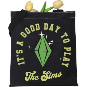 MAOFAED Gamer Tote Bag Game Lover Gift It’s A Good Day To Play Sims Simmers Gift Gaming Gift video Game Gift