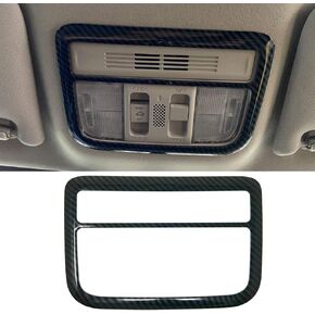 Car Reading Light Trim Frame ABS Carbon Fiber Style Decoration Accessories For Honda 10th Gen Civic 2016 2017 2018 2019 2020