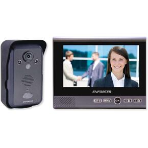 Seco-Larm DP-266-1C7Q Enforcer Wireless Video Door Phone Kit; Includes: (1) DP-266-1C7Q Camera, and (1) DP-266-1C7Q Monitor