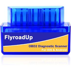 FlyroadUp OBD2 Scanner Bluetooth for iOS iPhone Android Car Diagnostic Tool Check Engine Light Code Reader