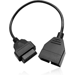 OBD1 12 Pins to OBD2 16 Pins Diagnostic Tool GM Adapter Scanner Cable Connector OBD2 to OBD1 Compatible with GM