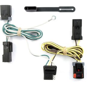 Curt Manufacturing 55537 Vehicle-Side Custom 4-Pin Trailer Wiring Harness,Fits Select Dodge Caravan,Grand,Chrysler Town and Country