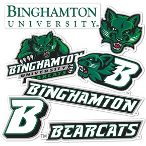 Desert Cactus Binghamton University Bearcats SUNY Stickers Vinyl Decals Laptop Water Bottle Car Scrapbook T2 (Type 2)