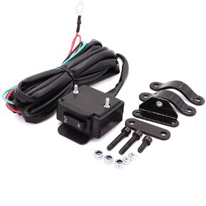 12V Winch Rocker Thumb Switch with Mounting Bracket Handlebar Control line kit for ATV UTV