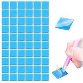 60 Pcs Painting Glue Clay Wax for DIY Diamonds Art Painting,2x2cm
