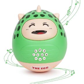 Tumbler Storytelling Toys Dinosaur Toy Kids Boys Girls Story Music Fun Children Educational Player Toy Toddler 3 4 5 6 7 Birthday Gifts Sensory Toys for Kids with Autism Words Songs Stories
