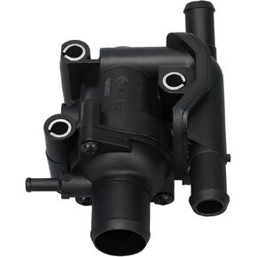 HARUMA 902-201 Engine Coolant Thermostat w/Water Outlet Housing Assembly 2000-2004 for Mazda Tribute for Ford Focus Escape in Kuwait