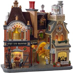 Lemax Beersmith Row, Battery Operated (4.5V) #05618