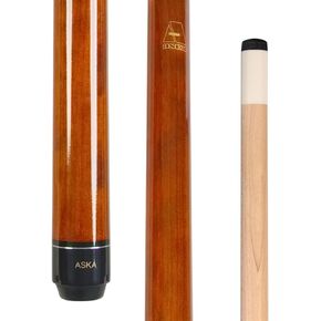 Short Kids Cue Stick, Canadian Hard Rock Maple, 13mm Hard Tip (Brown 42-inches, Wrapless)