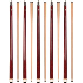 مجموعة ASKA من قطعتين من أعواد البلياردو غير الملفوفة L3، مقاس 58 بوصة من خشب القيقب الكندي الصلب، طرف من الجلد الصلب مقاس 13 مم، اختيار من الألوان in Kuwait