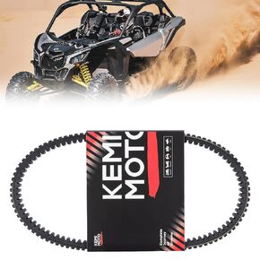 KEMIMOTO Upgraded X3 Drive Belt, Smooth Engagement High Performance, Compatible with Can-Am Maverick X3 & X3 Max, OEM Replacement 422280656 422280654