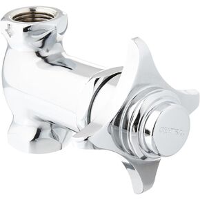Central Brass 0331-1/2 Self-Close Straight Stop in Chrome