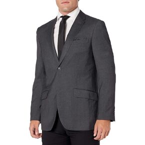 Perry Ellis Men's Regular Fit Suit Jacket, with Solid Stretch Fabric (Sizes XS-54) in Kuwait