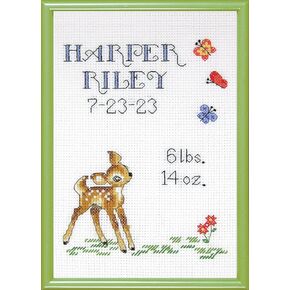 Tobin Janlynn Counted Cross Stitch Kit Multicolor, White