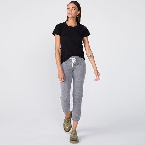Monrow Women's Supersoft Fleece High Waisted Sweatpants, Super Soft Material, Casual Straight Leg Cut & Banded Ankles in Saudi Arabia