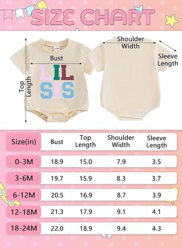 ملابس متطابقة لأخت طفلة صغيرة - BIG SIS تي شيرت وبنطلون واسع LIL SIS Rompers مجموعة ملابس الصيف in Kuwait