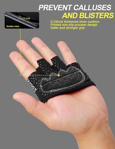 KUTOOK Gym Workout Gloves for Men & Women Weight Lifting Gloves with Palm Protection & Extra Grip Breathable Exercise Gloves for Fitness in Kuwait