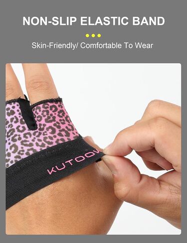KUTOOK Gym Workout Gloves for Men & Women Weight Lifting Gloves with Palm Protection & Extra Grip Breathable Exercise Gloves for Fitness in Kuwait