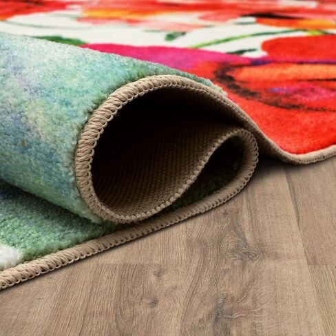 Mohawk Home Watercolor Bouquet Floral Pink (2' X 3') Accent Rug in Saudi Arabia