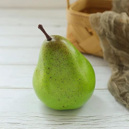 5 قطع من لوريجن كمثرى صناعية من الكمثرى الصناعية لدعائم الصور لتزيين المنزل (أصفر) in Kuwait