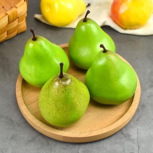 5 قطع من لوريجن كمثرى صناعية من الكمثرى الصناعية لدعائم الصور لتزيين المنزل (أصفر) in Kuwait