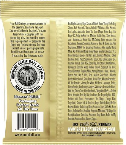 Ernie Ball 2002 Earthwood 80/20 Bronze Medium Acoustic Guitar Strings 6 Pack in Saudi Arabia