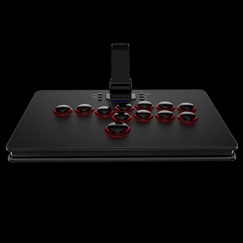 QRD Maestro S3 Wireless Arcade Stick for Nintendo Switch PS4 PS3 Xbox 360 PC Mac Android, Leverless Fighting Stick with Touchpad, Cellphone Holder, 3.5mm Audio Port, 5 Latency Mode, EZ Mode, S3-AB01 in Saudi Arabia