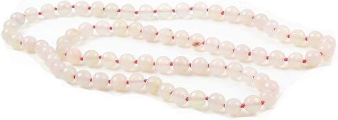 Women's Handmade 10mm Natural Gemstone Beaded Necklace for Women 35In Long Sweater Chain Gemstone Necklace for ladies and Girls in Saudi Arabia