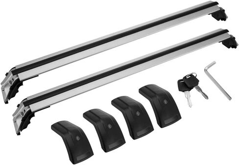 MotorFansClub 2 x Roof Racks Fit for Mercedes Benz GLA GLA250 2014-2017 2018 2019 2020 2021 2022 2023 2024 Cross Bars Lockable Baggage Luggage Rack in Saudi Arabia