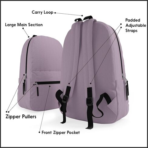 5 عبوات من حقائب الظهر الكلاسيكية باللون الأسود - حقائب كتب بالجملة للأطفال، مثالية للمدارس والجمعيات الخيرية والمنظمات التي تبحث عن حقائب ظهر متينة وموثوقة in Kuwait