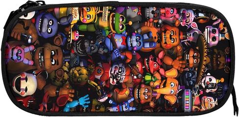 Horror Five Nights At Game Freddy'S Backpack Cute School Backpack Cartoon Back Pack School Book Bag With Lunch Bag Box And Pencil Case For Boys Girls Gifts in Saudi Arabia