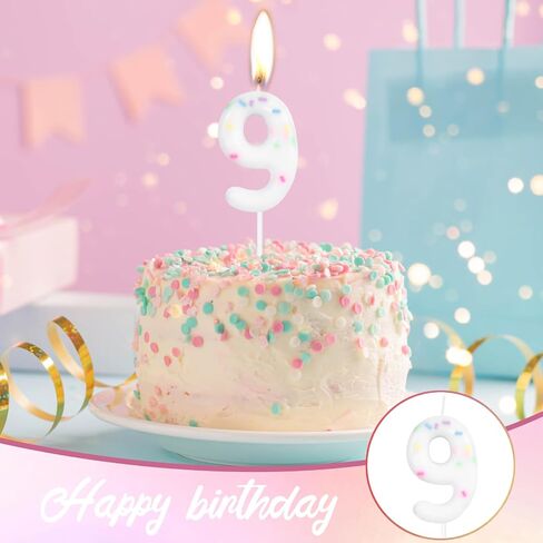 الفتيات الملونة شمعة عيد ميلاد 12th، الرشات الملونة عدد 12 الشموع، والشموع لتزيين الكعكة، سعيد 12th عيد ميلاد كعكة توبر الزينة للفتيات النساء حفلة عيد ميلادها الذكرى in Kuwait