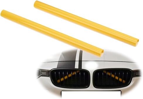 حشوات شواية السيارة لسيارات BMW 5 6 7 X1 X2 Series F07 F10 F11 F06 F12 F13 F01 F02 F03 F04 F48 F39 خطوط شبكية التفاف (أصفر) in Kuwait