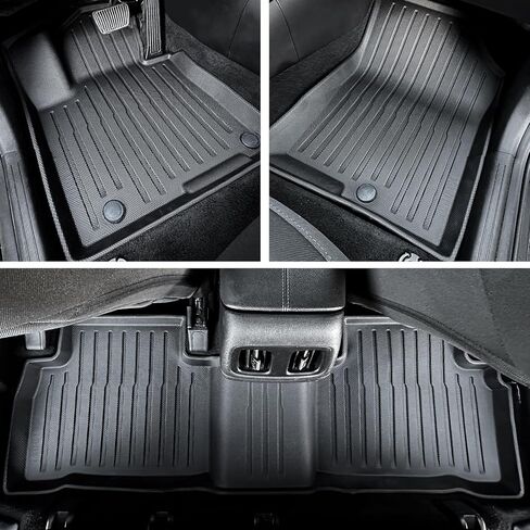 JOULARISE ترقية سجادة صندوق السيارة مع سجادات مسند الظهر لملحقات Hyundai Tucson 2022-2024 2025، أغطية المقعد الخلفي لبطانة البضائع TPE لجميع الأحوال الجوية لسيارة Hyundai Tucson (تناسب الغاز فقط) in Kuwait