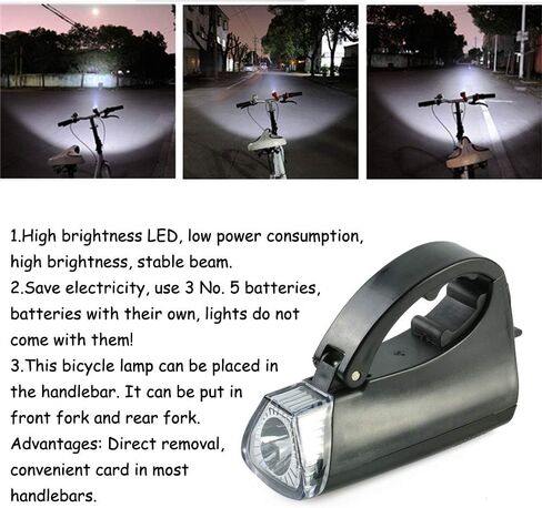 Comidox 1 قطعة LED دراجة الجبهة ضوء رئيس ضوء المقود مصباح يدوي 3000LM مقاوم للماء 3 طرق الإضاءة دراجة ليلة ركوب الملحقات in Kuwait