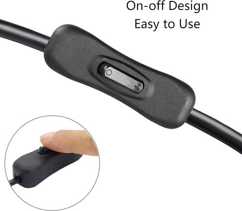 RIIEYOCA 90 Degree Cat5e Ethernet Patch Cable Switch On/Off RJ45 Male to Female High Speed Right Angle Internet Network Cable LAN with Disconnect Switch for Cat5e/Cat5, Black(50CM/1.6Ft) in Saudi Arabia