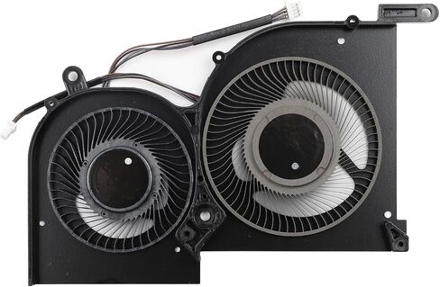 استبدال مروحة تبريد وحدة المعالجة المركزية + وحدة معالجة الرسومات لـ MSI Stealth GS66 WS66 11UG 11UE 11UH 11UMT 11UKT، مروحة MS-16V4 BS5005HS-U4Q(16V4-CPU) BS5005HS-U3J(16V4-G-CW) (غير مناسبة لإصدار وحدة المعالجة المركزية Intel الجيل العاشر) DC5V 1.0 أ in Kuwait