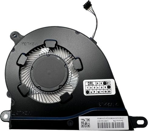 مروحة تبريد وحدة المعالجة المركزية الجديدة المتوافقة من VoltaGuru لـ HP Pavilion 15-DY، 15-EF، 15T-DY، 15S-EQ، 15S-FQ، 340S G7،14-DQ، 14S-FQ، 14S-DQ PN: L68134-001، L68629 -001، ND75C07-19A18 in Kuwait