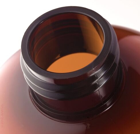 زجاجات JUVITUS Amber 1 أونصة مستديرة من بوسطن PET (خالية من BPA) مع مضخة معالجة سوداء (24 عبوة) in Saudi Arabia