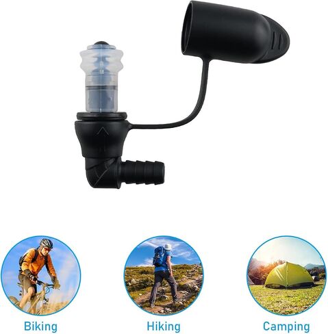 WHYHKJ 2PCS Hydration Packs Hydration Bags Bite Valve Mouthpiece Replacement for 90 Degree Cross Country Bladder Bag for Easy Drinking Universal for Any Hydration Pack System in Saudi Arabia