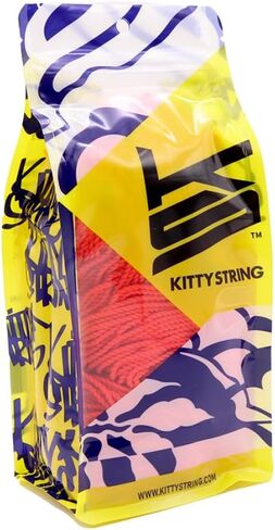 Kitty String First Class 100 Pack Yo-Yo String - Normal YoYo String (Yellow) in Saudi Arabia