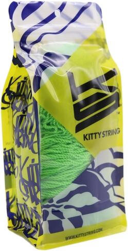 Kitty String First Class 100 Pack Yo-Yo String - Normal YoYo String (Yellow) in Saudi Arabia