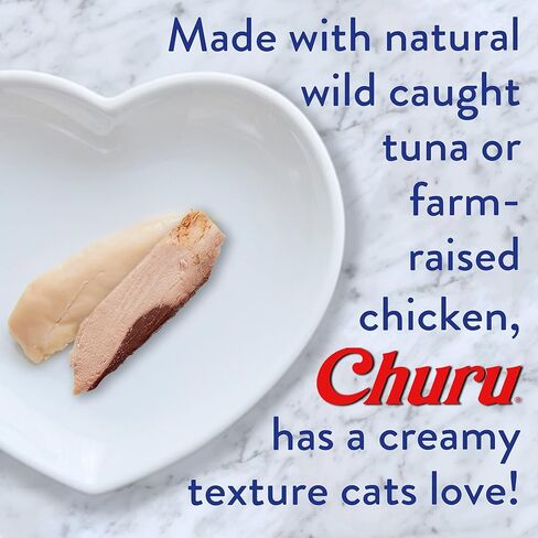 INABA Churu Chicken with Cheese Recipe Lickable Purée Natural Cat Treats 12 Tubes in Saudi Arabia