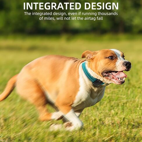 Airtag Dog Collar, 100% Waterproof Integrated Apple Air Tag Dog Collars, Reflective GPS Dog Collar with Hard PC AirTag Holder Case for Small Medium Large Dog in Saudi Arabia