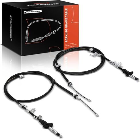 A-Premium Rear Driver and Passenger Side Parking Brake Cable Assembly Compatible with Honda, Acura Models: Pilot 2003-2009, MDX 2003-2006, 2-PC Set - Replace# 47560S3VA11, 47520S9VA02 in Saudi Arabia