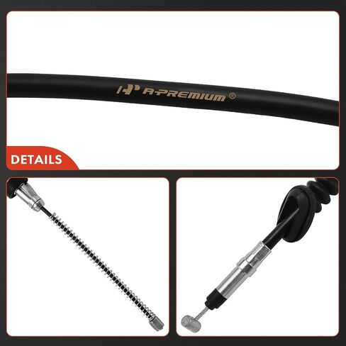 A-Premium Rear Driver and Passenger Side Parking Brake Cable Assembly Compatible with Honda, Acura Models: Pilot 2003-2009, MDX 2003-2006, 2-PC Set - Replace# 47560S3VA11, 47520S9VA02 in Saudi Arabia