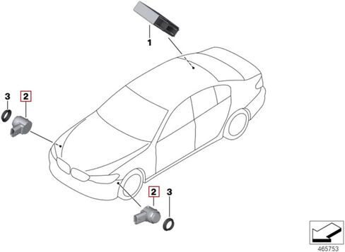 1 PCS Reverse Parking Sensor Parking Sensor 2011-2020 for BMW F46 F45 G30 G31 G11 G12 F48 F39 F25 F15 F16 I3 X3 X4 X5 X6 Replacement Number# 66209274429,0009055604,66202409652,66209274429,0009051202 in Saudi Arabia