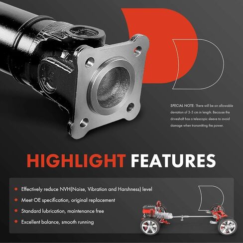 A-Premium Rear Complete Drive Shaft Prop Shaft Driveshaft Assembly Compatible with Subaru Legacy 2015-2019 2.5L, AWD Automatic CVT Transmission in Saudi Arabia