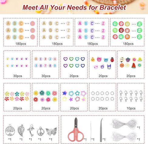 QUEFE 4100pcs 5mm الزجاج البذور الخرز الحرفية عدة والخرز الرسالة الملونة لأساور الصداقة صنع المجوهرات القلائد وسلاسل المفاتيح، الزجاج المهر البذور إلكتروني الأبجدية الفن والحرف اليدوية in Kuwait