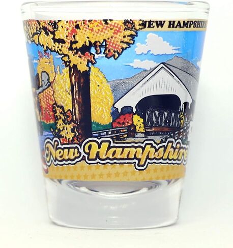 New Hampshire State Wraparound Shot Glass in Saudi Arabia